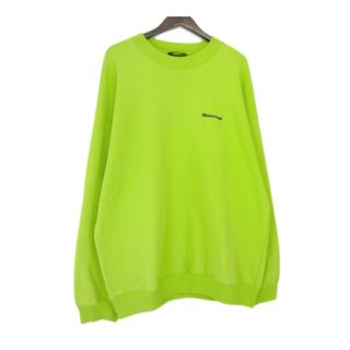 バレンシアガ(Balenciaga)のバレンシアガ BALENCIAGA ■ 21AW 【 BB Corp Sweatshirt 671125 TKVB5 】 フロント BB コープ ロゴ 刺繍 オーバー サイズ スウェット クルーネック トレーナー h0835(スウェット)