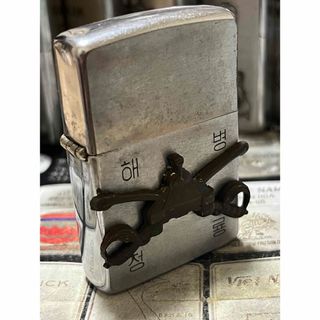 ジッポー(ZIPPO)の【ベトナムZIPPO】本物 1966年製ベトナムジッポー「歩兵徽章」(タバコグッズ)