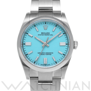 ロレックス(ROLEX)の中古 ロレックス ROLEX 126000 ランダムシリアル ターコイズブルー メンズ 腕時計(腕時計(アナログ))