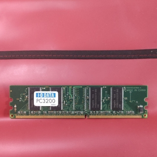 アイオーデータ(IODATA)のデスクトップ用メモリー  PC3200 DR400-256M  1個(PCパーツ)