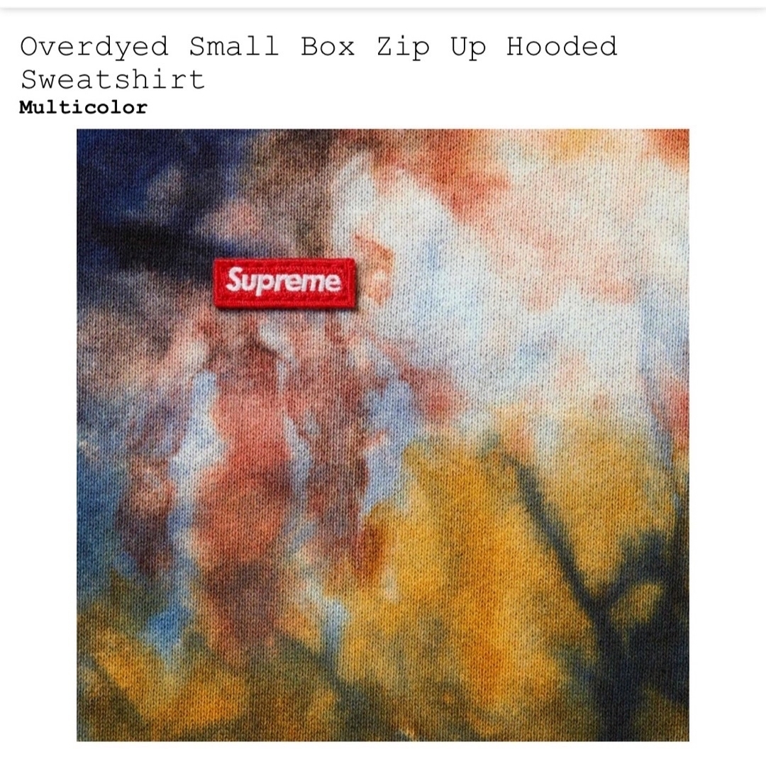Supreme - Supreme Small Box Zip Up Hooded マルチ Lサイズの Supreme - Supreme Small Box Zip Up Hooded マルチ Lサイズの