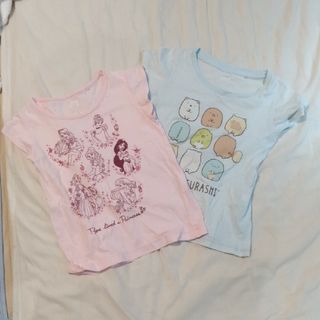 プリンセス　すみっコぐらし　ユニクロ　Tシャツ　２枚セット　１００センチ