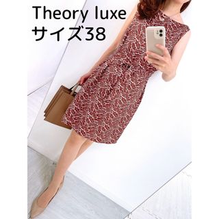 セオリー(theory)の【美品✨】定価 42,000円❤️セオリーリュクス✨サイズ38✨ワンピース(ひざ丈ワンピース)