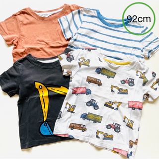 エイチアンドエム(H&M)の【4着セット】子ども服 サイズ92 男の子/女の子用 (Tシャツ/カットソー)