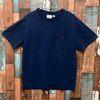 グラミチ(GRAMICCI)のGRAMICCI グラミチ Tシャツ　ネイビー　サイズ:M 美品(Tシャツ/カットソー(半袖/袖なし))