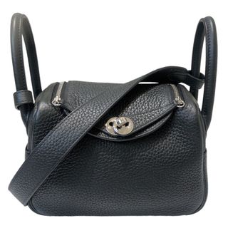 エルメス(HERMES)の　エルメス HERMES リンディミニ Z刻(2021年製) ブラック シルバー金具 トリヨンクレマンス レディース ショルダーバッグ(ショルダーバッグ)