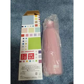 ユニクロ(UNIQLO)の新品未使用　ユニクロ　４０周年　炭酸対応ステンレスボトル２番：ローズミスト(その他)