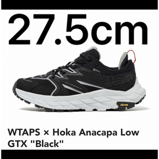 ホカオネオネ(HOKA ONE ONE)のWTAPS Hoka Anacapa Low GTX  black 27.5cm(スニーカー)