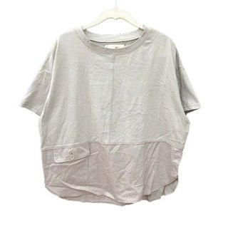 アザー(other)のオニギリ Tシャツ カットソー 半袖 クルーネック 切替 9 ベージュ(Tシャツ(半袖/袖なし))