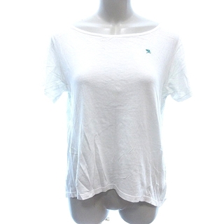 アーノルドパーマー(Arnold Palmer)のアーノルドパーマー カットソー Tシャツ ボートネック レース 刺繍 半袖 白(Tシャツ(半袖/袖なし))