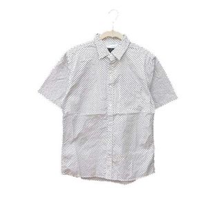 ビームス(BEAMS)のビームス BEAMS シャツ ドット 半袖 M 白 ホワイト /YK(シャツ)