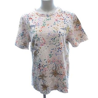 TSUMORI CHISATO - ツモリチサト カットソー Tシャツ ラウンドネック 総柄 プリント 半袖 ピンク