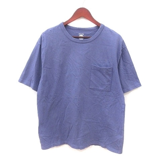 アーバンリサーチドアーズ(URBAN RESEARCH DOORS)のアーバンリサーチ ドアーズ Tシャツ カットソー クルーネック 半袖 40 紫(Tシャツ/カットソー(半袖/袖なし))