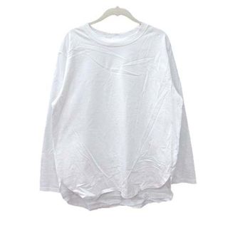 イエナ(IENA)のイエナ Tシャツ カットソー 長袖 クルーネック オーバーサイズ 白 ホワイト(Tシャツ(長袖/七分))