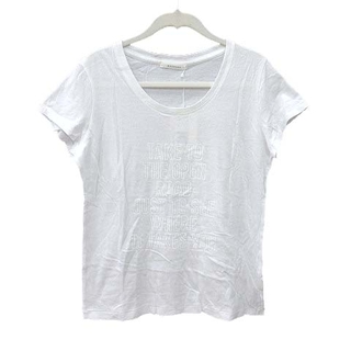 MACPHEE - マカフィー トゥモローランド Tシャツ 半袖 Uネック ロゴプリント 1 白