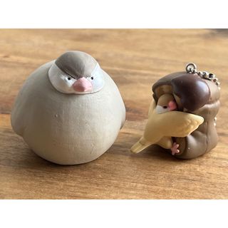 【新品】文鳥の置物セット(置物)