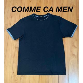 コムサメン(COMME CA MEN)のCOMME CA MEN  黒 半袖カットソー L(Tシャツ/カットソー(半袖/袖なし))