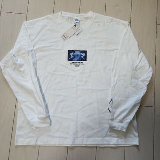 ジーユー(GU)のGU　MEN　コットンビッグT　長袖 　01　OFF WHITE(Tシャツ/カットソー(半袖/袖なし))