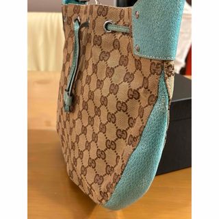 グッチ(Gucci)の#グッチ#レディース#ハンドバッグ#お洒落#ショルダーバッグGGキャンパス#美品(ショルダーバッグ)