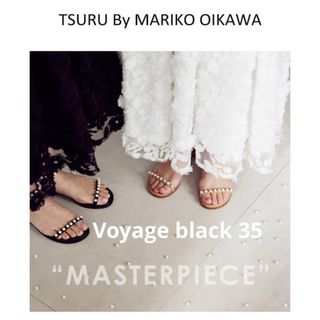 ツルバイマリコオイカワ(TSURU by Mariko Oikawa)のTSURU By MARIKO OIKAWA Voyage black 35(サンダル)