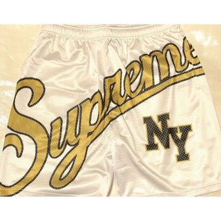 Supreme - 【新品・未使用】Supreme Big Script Mesh Short