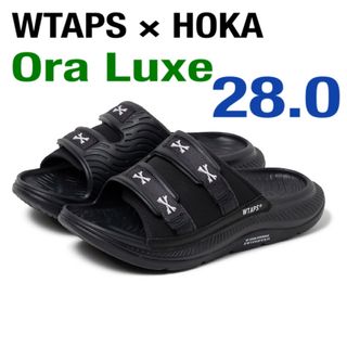 ダブルタップス(W)taps)のWTAPS × HOKA  Ora Luxe  BLACK  28cm US10(サンダル)