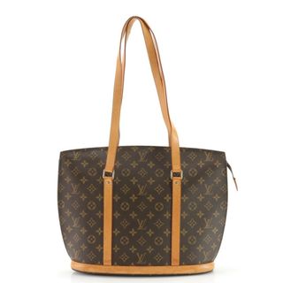 ルイヴィトン(LOUIS VUITTON)のルイヴィトン モノグラム バビロン M51102 レザー トート バッグ 肩掛け ショルダー ハンド A4 ブラウン 婦人 レディース EFE X5-9(トートバッグ)