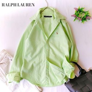 ラルフローレン(Ralph Lauren)のラルフローレン　長袖コットンシャツ　綿100%　ボタンダウン　サイズ9(シャツ/ブラウス(長袖/七分))