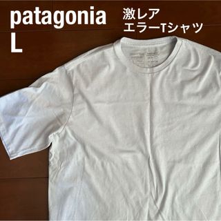 パタゴニア(patagonia)の【激レア】パタゴニア patagonia  L エラーTシャツ(Tシャツ/カットソー(半袖/袖なし))