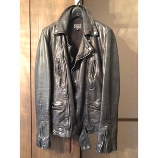 ルイスレザー(Lewis Leathers)のBLUE WORK ブルーワーク ラムレザー ライダース ライトニングデザイン (ライダースジャケット)