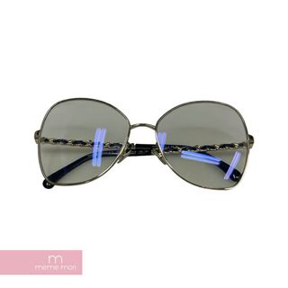 シャネル(CHANEL)のCHANEL BUTTERFLY SHAPE OPTICAL 2205-Q-S C395 シャネル バタフライ シェイプ オプティカル アクセサリー メガネ サングラス ゴールド×ブラック サイズ56□16-135【240524】【中古-A】【me04】【me04】(サングラス/メガネ)