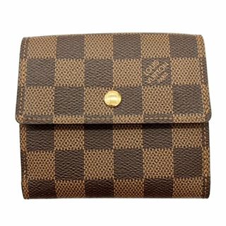 ルイヴィトン(LOUIS VUITTON)のLOUIS VUITTON ルイ ヴィトン ポルトフォイユ・エリーズ ダミエ Ｎ６１６５４ Ｗホック財布 メンズ レディース 財布 ウォレット コンパクト(財布)