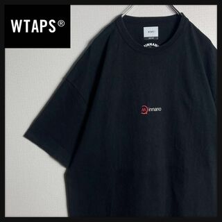 ダブルタップス(W)taps)の【サイズ5】Wtaps　センターロゴ　Tシャツ　MINNANO　人気ブラック(Tシャツ/カットソー(半袖/袖なし))
