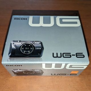 ジャンク RICOH 防水 デジタルカメラ WG-6 ORANGE(コンパクトデジタルカメラ)