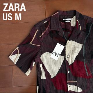 ザラ(ZARA)の新品未使用タグ付き ZARA アロハシャツ 総柄シャツ(シャツ)