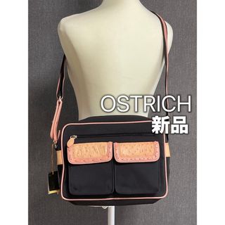 OSTRICH - OSTRICH オーストリッチ ナイロン ショルダーバッグ 黒　ブラック　新品