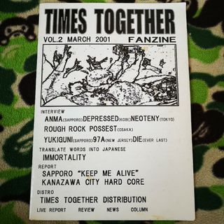 TIMES TOGETHER FANZINE Vol.2  2001年(音楽/芸能)