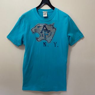 アバクロンビーアンドフィッチ(Abercrombie&Fitch)のアバクロ Tシャツ2 弱そうな豹柄(模様ではない)日本上陸前品 20年程前に購入(Tシャツ/カットソー(半袖/袖なし))