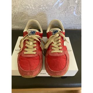 ニューバランス(New Balance)のニューバランス　スニーカー　赤　レッド　23(スニーカー)