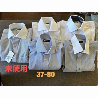 未使用　Perfect Suit FActory シャツ5枚　　37-80サイズ(シャツ)