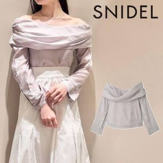 スナイデル(SNIDEL)のSNIDEL♡シアーオフショルブラウス(シャツ/ブラウス(長袖/七分))