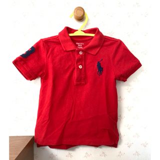ラルフローレン(Ralph Lauren)のラルフローレン　ポロシャツ　18M 85cm  赤(シャツ/カットソー)