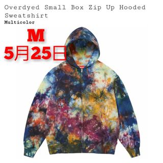 シュプリーム(Supreme)のSupreme Overdyed Small Box Zip Up Hooded(パーカー)