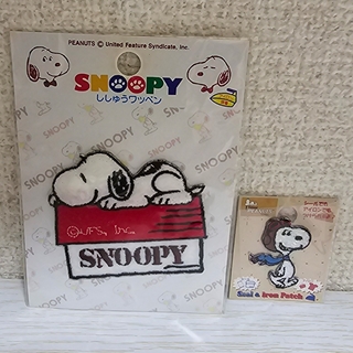 SNOOPY - SNOOPY　ワッペン　シールワッペン 2枚セット