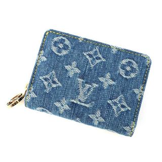 ルイヴィトン(LOUIS VUITTON)のルイヴィトン 二つ折り財布 モノグラム・デニム/LV リミックス ポルトフォイユ・ルー 日本限定 M83160 ブルーデニム(財布)