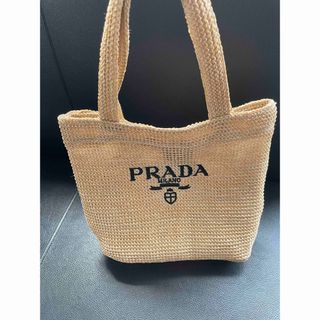 PRADA - PRADA プラダ トートバッグ  エコ  カゴバッグ 新品