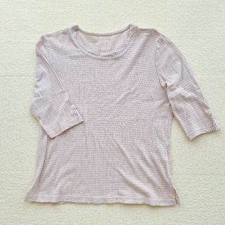 5分袖　Ｔシャツ　半袖カットソー(カットソー(半袖/袖なし))