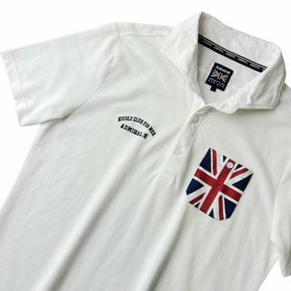 アドミラル(Admiral)のアドミラル ニコル 別注 半袖 ポロシャツ メンズ 50 (XL) 白 ゴルフ(ウエア)