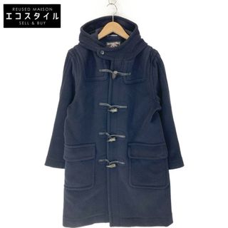 インバーティア 22年 ネイビー IV222BM25031 ウール100 牛革 JOSHUA ELLIS RELAX DUFFLE COAT ダッフルコート 36(その他)