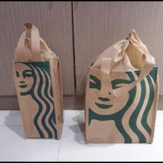 スターバックス(Starbucks)の2枚セット 正規 Starbucks Bag スターバックストート バック(トートバッグ)